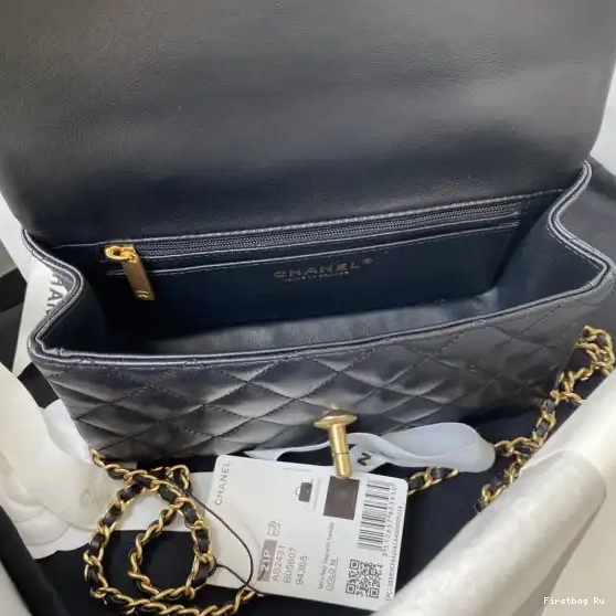 Firstbag Ru TOP FLAP WITH BAG HANDLE-20*12*6cm CHANEL 0702